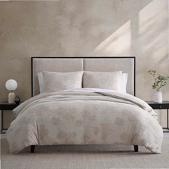 King Comforter Set, Floral Design with Shams, Luxurious Bedding