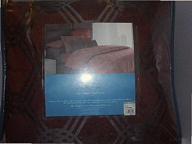 new no warranty Simply Vera Wang Links 4 pcs queen Comforter Set link comfort
