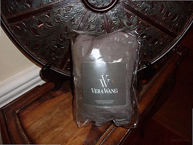 New Vera Wang Night Blooms Velvet Trim Euro Sham