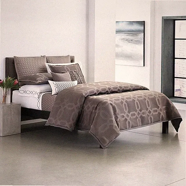 SIMPLY VERA Vera Wang CITY SHADOW Comforter set, 4-pieces, size QUEEN *New