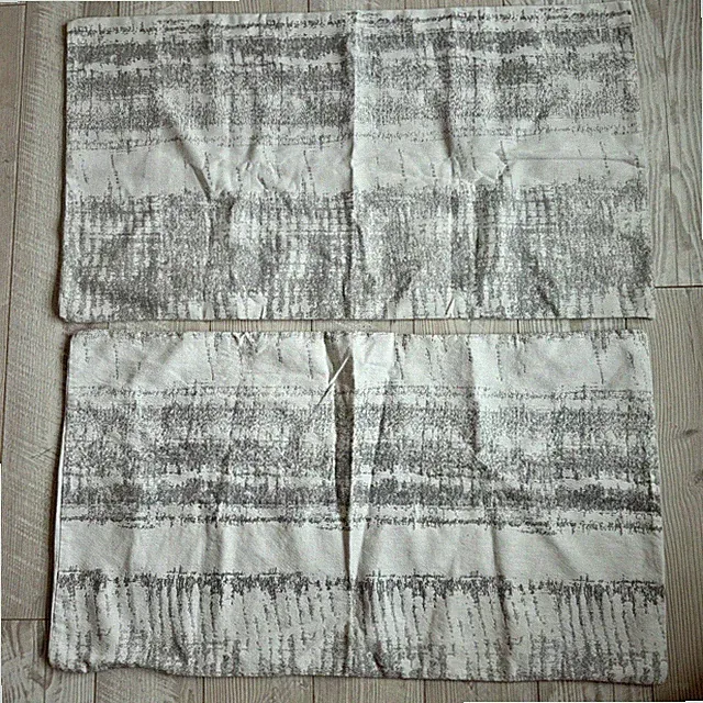 Simply Vera Vera Wang Wavelength King Size Pillow Sham Cover White Silver Modern