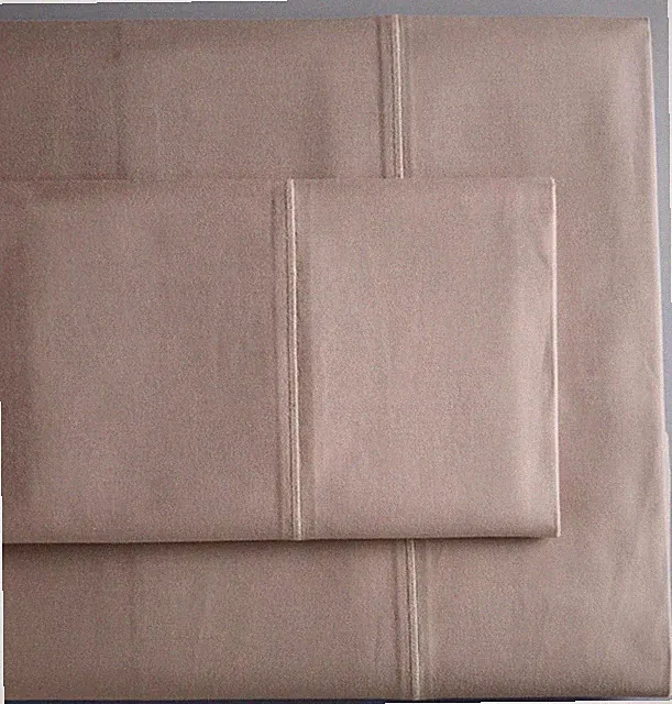 Simply Vera Wang Queen 4 pc 600 TC Pima Sheet Set - SHADOW MAUVE - New