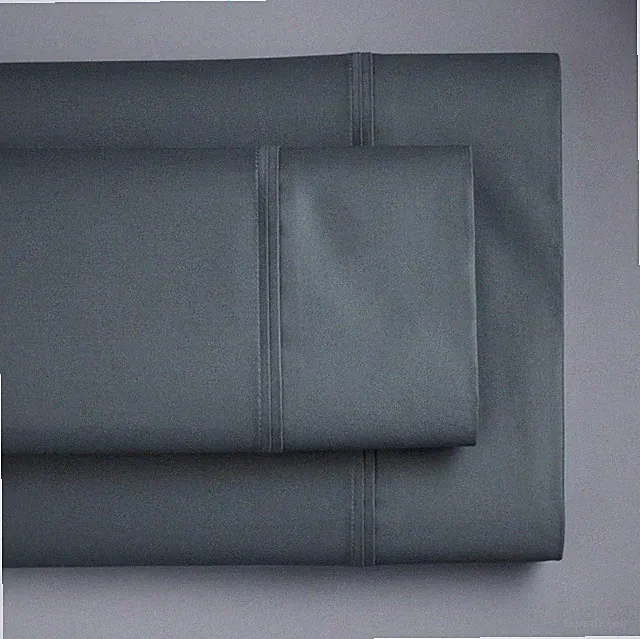 Simply Vera Wang Sz KING 4 pc 800 TC Egyptian Cotton Sheet Set - Indigo