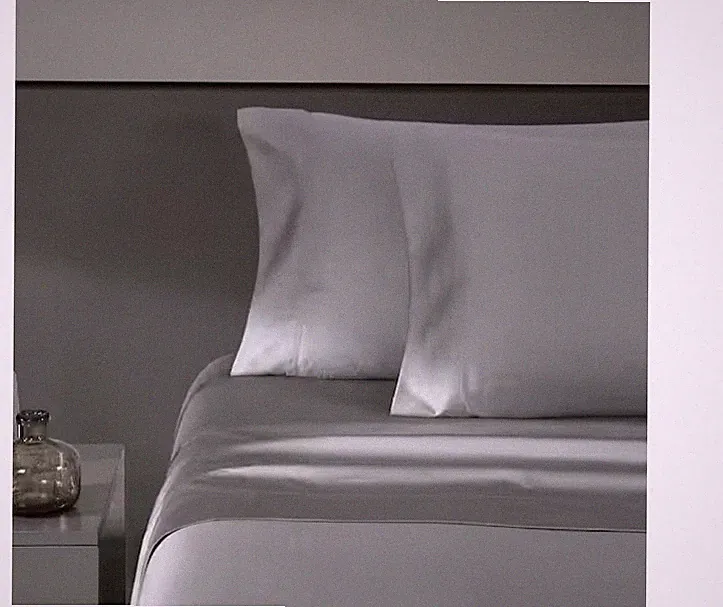 VERA WANG Sheet Set Queen 4-Piece 800 Thread Count Cotton Blend Sateen in Gray